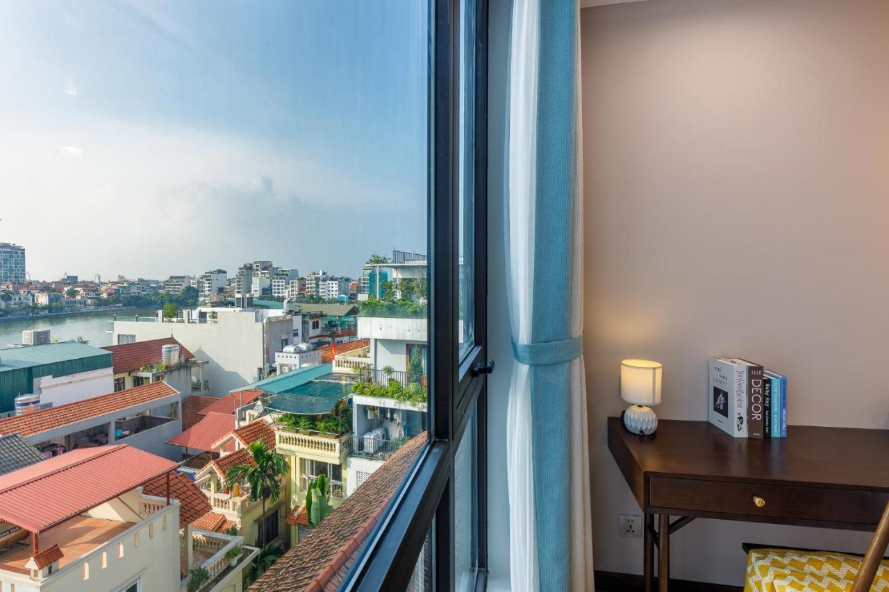 Margaery Boutique Apartment & Skyon9 Rooftop Bar Hanoi Exterior photo